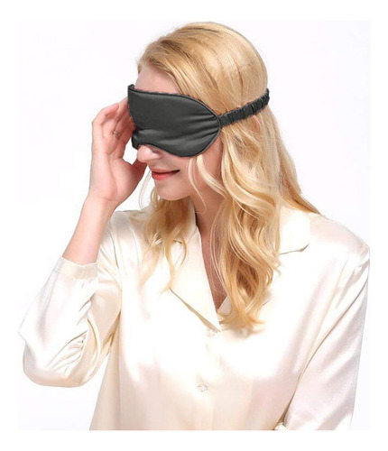 Silk Sleep Mask Mask Mask Con Los Ojos Vendados Con Relleno