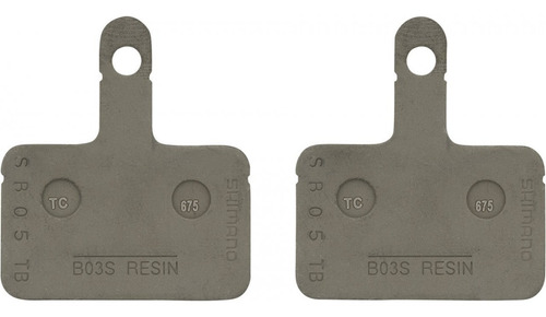 Imagen 4 de 8 de Pastillas De Freno Shimano B03s Resina Sintética X2 Unidades