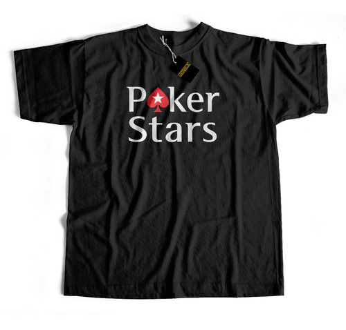 Remera Poker Stars 100% Algodon - Todos Los Talles