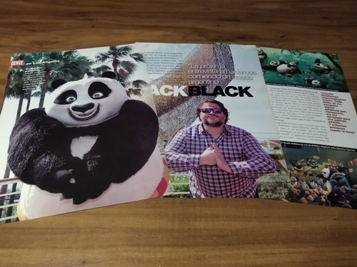 (u245) Jack Black * Clippings Revista 3 Pgs * 2016