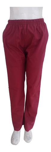 Ambo Medico Uniforme Sanitario Unisex Arciel Conjunto Bordó Arciel Liso M