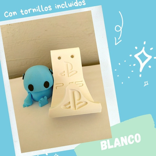 Imagen 2 de 4 de Dos Soportes De Pared Para Mando Ps5/dualsense/ Playstation5