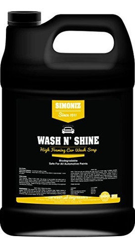 Simoniz W4210001 Wash N Shine Car Wash 1 Galon 1 Paquete