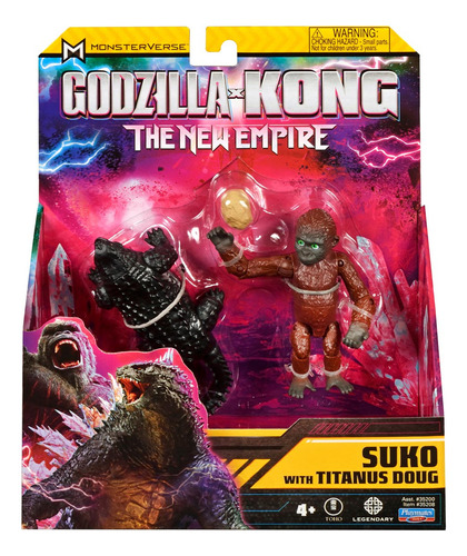 Boneco Suko Com Titanus Doug - Godzilla Vs Kong