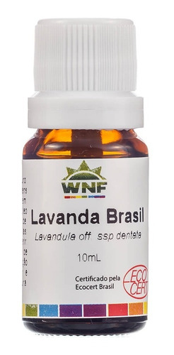 Óleo Essencial Orgânico De Lavanda Brasil 10ml - Wnf