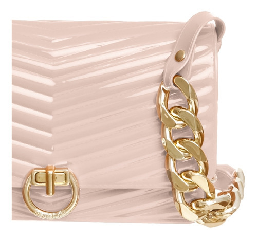 Bolso con cadena Petite Jolie Hanna Nude