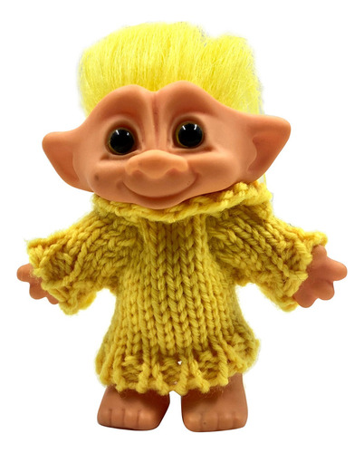 Muñecos Trolls Trolls Juguetes Figurita Cabello Amarillo D