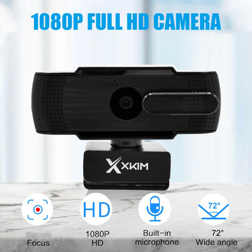 Imagen 4 de 10 de Cámara Web X-kim Oculus + Protector / Webcam Full Hd 1080