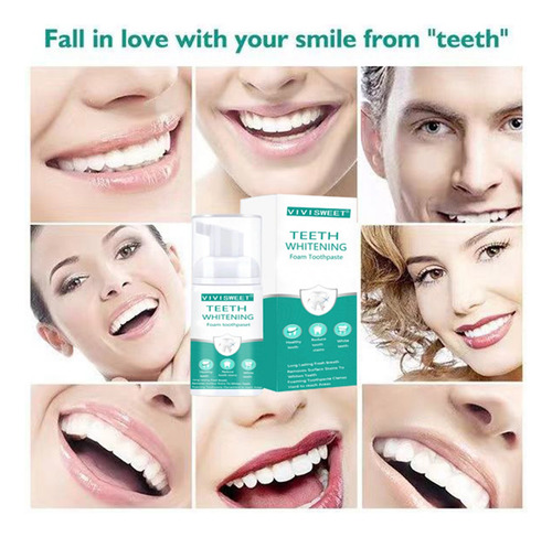Espuma De Limpeza De Dentes 60ml Espuma De Limpeza Cleaning