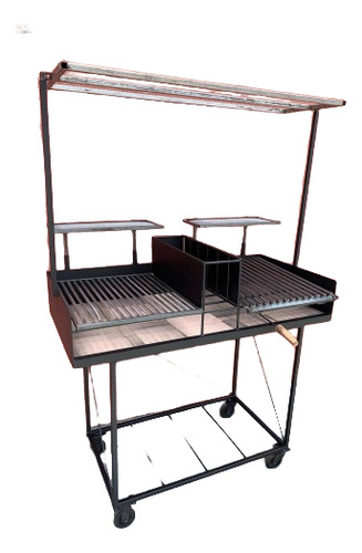 Kit Pit Smoker 22kg Com Grill E Parrilla 1,20m X 60cm