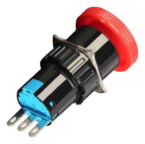 16mm Enclavamiento Interruptor De Botón De Parada De