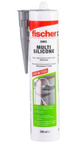 Silicona Selladora Transparente En Cartucho 280 Ml Fischer