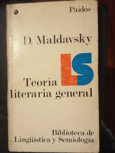 Teorìa Literaria Gral Maldasky Linguistica Semiologia Envìos