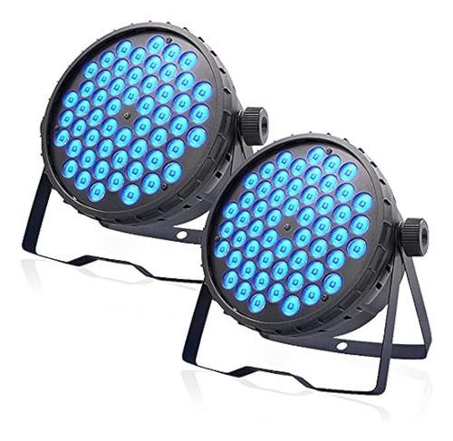 Betopper Dj Lights 2 Pack, 54x3w Led Par Lights, Dmx Stage L