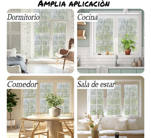 Película de privacidad para ventana, película de vidrio esmerilado para ventana, bloqueo solar, adhesivo de vidrio no adhesivo, adhesivo decorativo para puerta, cubierta de tinte autoestática