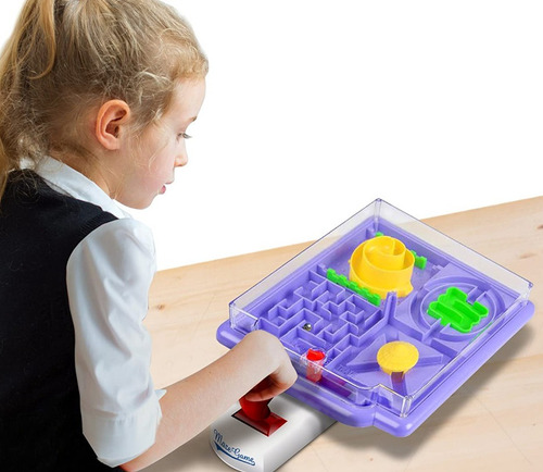 Juego Mesa Laberinto 4 En 1 Con Palanca Maze Puzzle #1