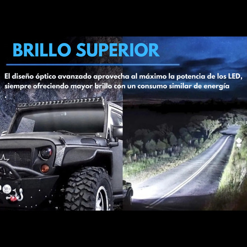Barra Led Aurora D6 Rgb Ultra Spot 22 PuLG Rzr Can Am Atv
