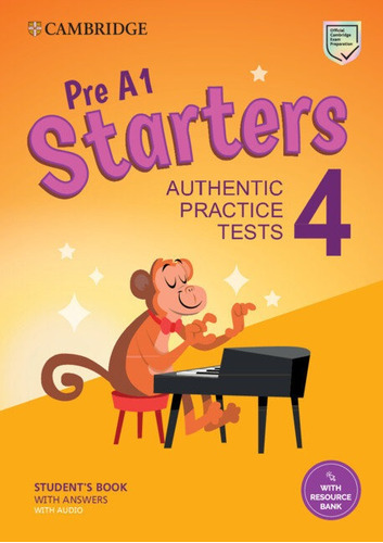 Libro Pre A1 Starters 4. Practice Tests With Answers, Aud...