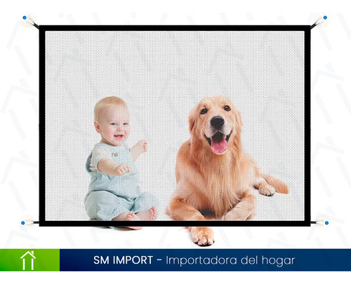 Puerta Ventana Seguridad Protect Bebes Niños Mascotas Perros