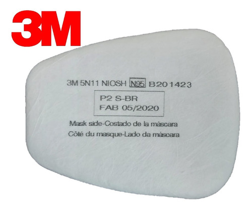 3m 5n11 Filtro Para Particulas Aerosol Niosh N95 (2 Piezas)