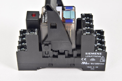 Relé Enchufable 24 V Dc Módulo Led Siemens Lzs:pt5a5l24