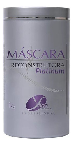 Máscara Platinum Loiro 1kg Yllen Reconstrução Profunda