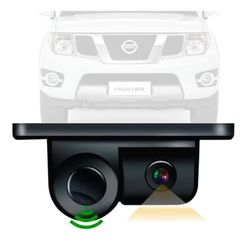 Camera De Ré Com Sensor Estacionamento Embutido Frontier