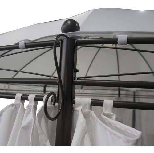 Pergola Redonda Con Cortinasjust Home Collection