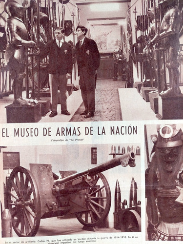 El Museo De Armas De La Nación En 1967 La Prensa