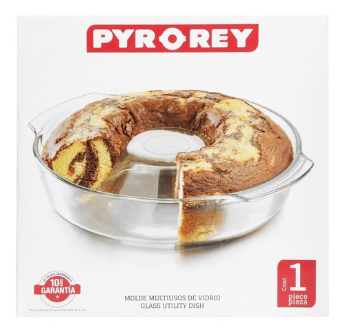 Assadeira Forma Bolo Pudim Torta Vidro Temperado Refratário