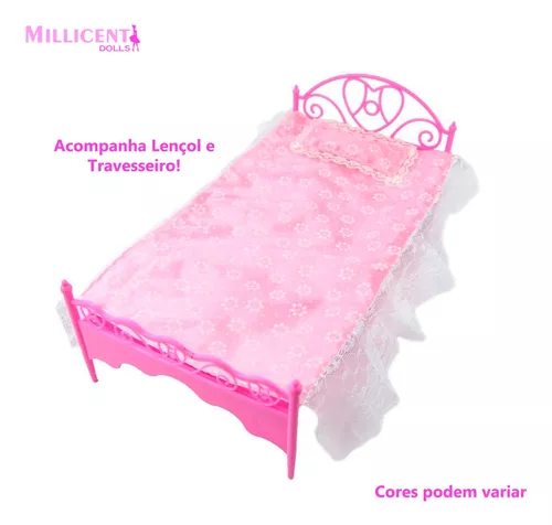 Cama Para Boneca Barbie, Susi, Monster hIGH, Disney Princesa Etc