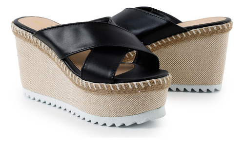Alpargatas Plataformas Sandalias Con Yute Natural Moda Dama