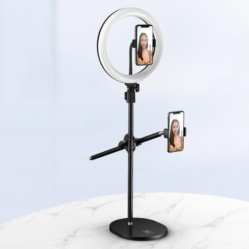 10 Pulgadas Led Selfie Soporte Para Teléfono Doble