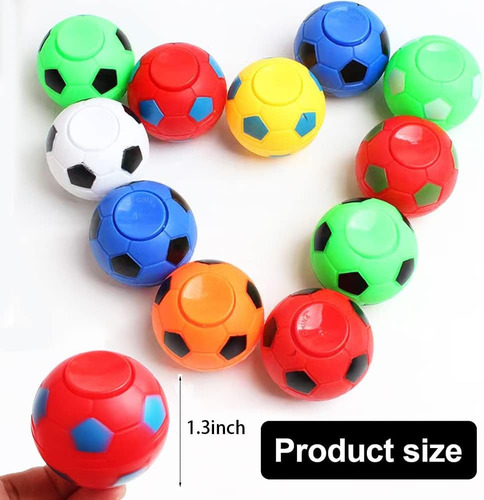 Imagen 2 de 4 de Pack 21 Pelotas Spinner Antiestress Juguete Surtidos