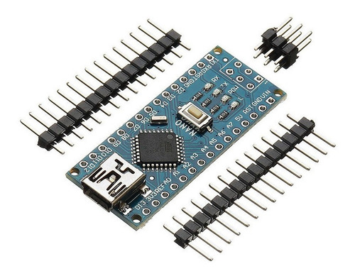 Imagen 1 de 10 de Atmel Nano V3.0 Atmega328 Usb Compatible Ch340 Hobbytronic
