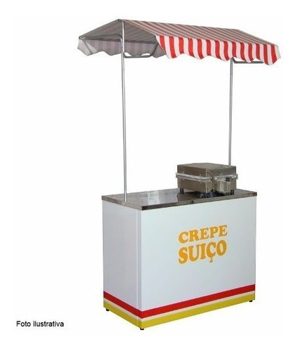 Barraca Para Festas Crepe Suíço No Palito - Modelo 3004