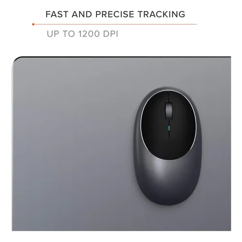 Mouse Bluetooth Satechi M1 De Aluminio Recargable Para Mac
