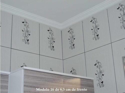 Imagem 4 de 9 de Rodateto De Isopor C/ Acabamento Em Massa M16 8cm - 20mts