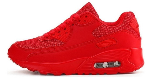 Tenis For Hombre, Tenis De Mujer Air 90 Rojo