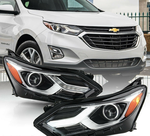 Set De Faros Proyectores Led Chevy Equinox 2018-2019