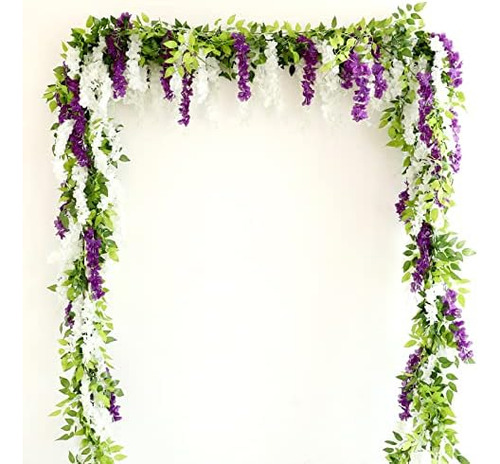 Dallisten Guirnalda De Flores Artificiales De Glicina, Kit D