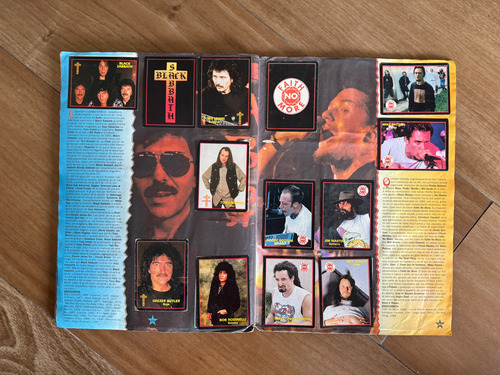 Album International Rock Cards Collection Completo 1997 (Usado)
