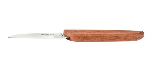 Cuchillo Frutas Tramontina Verttice Acero Inox 3 Pulgadas Color Madera