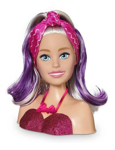 Imagem 8 de 8 de Barbie Busto Maquiar E Pentear Original Mattel Com 24 Itens