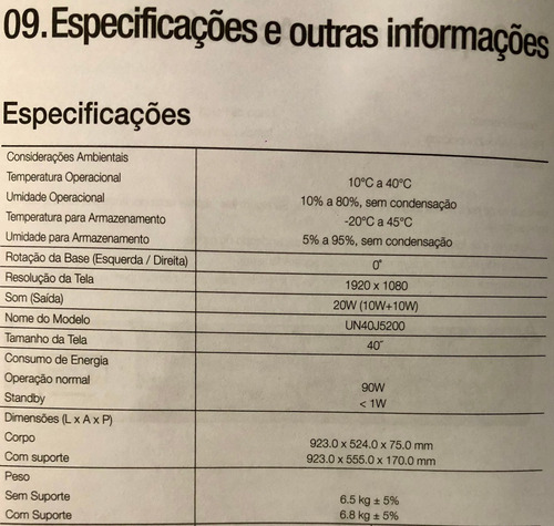 Tv Samsung 40 Polegadas Un40j5200 Perfeito Estado Com Brinde