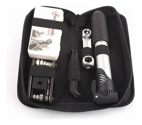 Kit De Herramientas De Reparación De Bicicletas Con Bomba