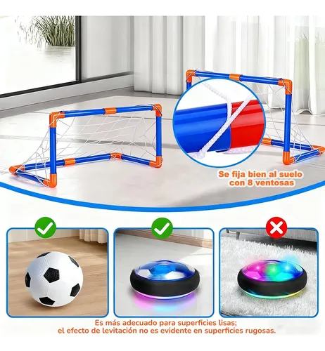 Balón eléctrico de fútbol, juego de padres, juguetes para niños, disco de fútbol con energía aérea Balón eléctrico de fútbol, juego de padres, juguetes para niños, disco de fútbol con energía aérea