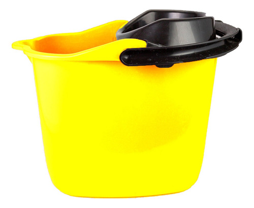 Cubeta Cubo Con Exprimidor 15 Lts Resistente Y Fácil De Usar