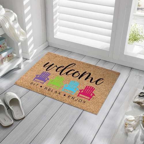 Rugs Summer Holiday Welcome Floor Doormat Style American Sty