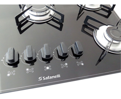 Fogão Cooktop 5 Bocas Color Safanelli Várias Cores